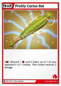 Prickly Cactus Bat #BS2-007 from Brave Beginning Pokemon card image