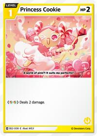Princess Cookie #BS2-008 from Brave Beginning Pokemon card image