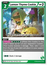 Lemon Thyme Cookie #BS2-015 from Brave Beginning Pokemon card image