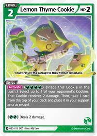 Lemon Thyme Cookie (SEC) #BS2-015 from Brave Beginning Pokemon card image