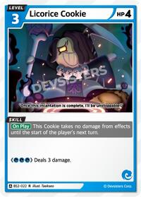 Licorice Cookie #BS2-022 from Brave Beginning Pokemon card image