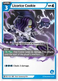 Licorice Cookie (SEC) #BS2-022 from Brave Beginning Pokemon card image