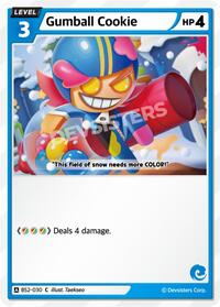 Gumball Cookie #BS2-030 from Brave Beginning Pokemon card image