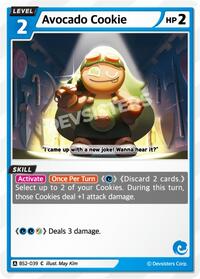 Avocado Cookie #BS2-039 from Brave Beginning Pokemon card image