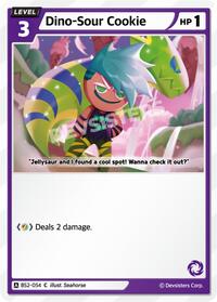 Dino-Sour Cookie #BS2-054 from Brave Beginning Pokemon card image