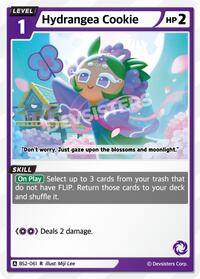 Hydrangea Cookie #BS2-061 from Brave Beginning Pokemon card image