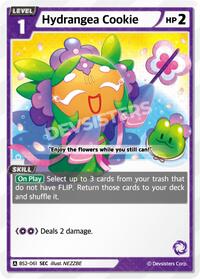Hydrangea Cookie (SEC) #BS2-061 from Brave Beginning Pokemon card image