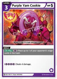 Purple Yam Cookie #BS2-065 from Brave Beginning Pokemon card image