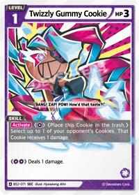 Twizzly Gummy Cookie (SEC) #BS2-071 from Brave Beginning Pokemon card image