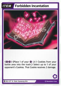 Forbidden Incantation #BS2-077 from Brave Beginning Pokemon card image