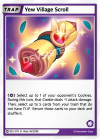 Yew Village Scroll #BS2-079 from Brave Beginning Pokemon card image