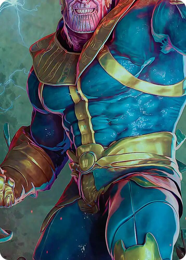 Thanos, the Mad Titan Art Card (5/9) - Art Series: Marvel Super