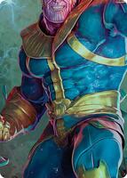 Thanos, the Mad Titan Art Card (5/9) - Art Series: Marvel Super