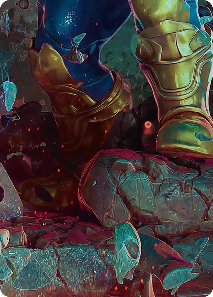 Thanos, the Mad Titan Art Card (8/9) - Art Series: Marvel Super