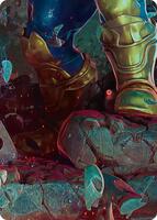 Thanos, the Mad Titan Art Card (8/9) - Art Series: Marvel Super