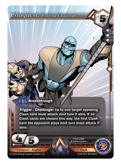 Conquest, Roaring Challenge