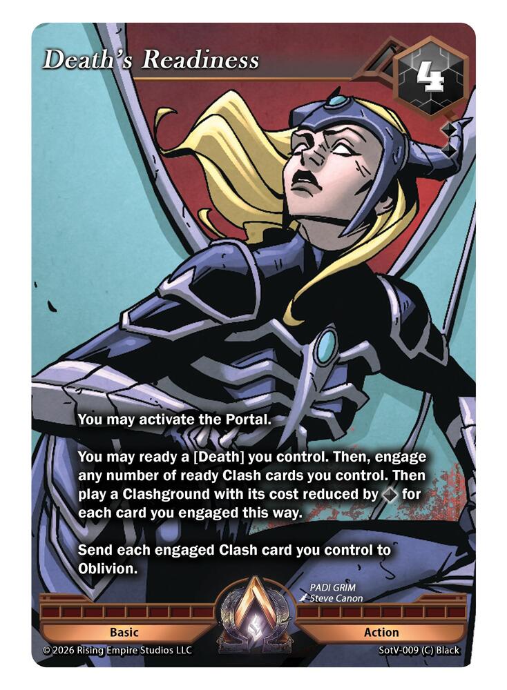 Death's Readiness - Spoils of the Vault - Alpha Clash - TCGplayer.com