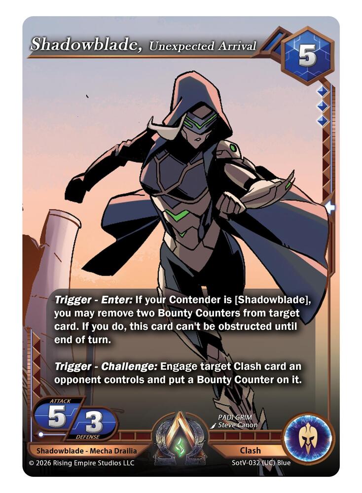 Shadowblade, Unexpected Arrival