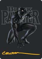 Black Panther, Hope Enduring Art Card (Gold-Stamped Signature