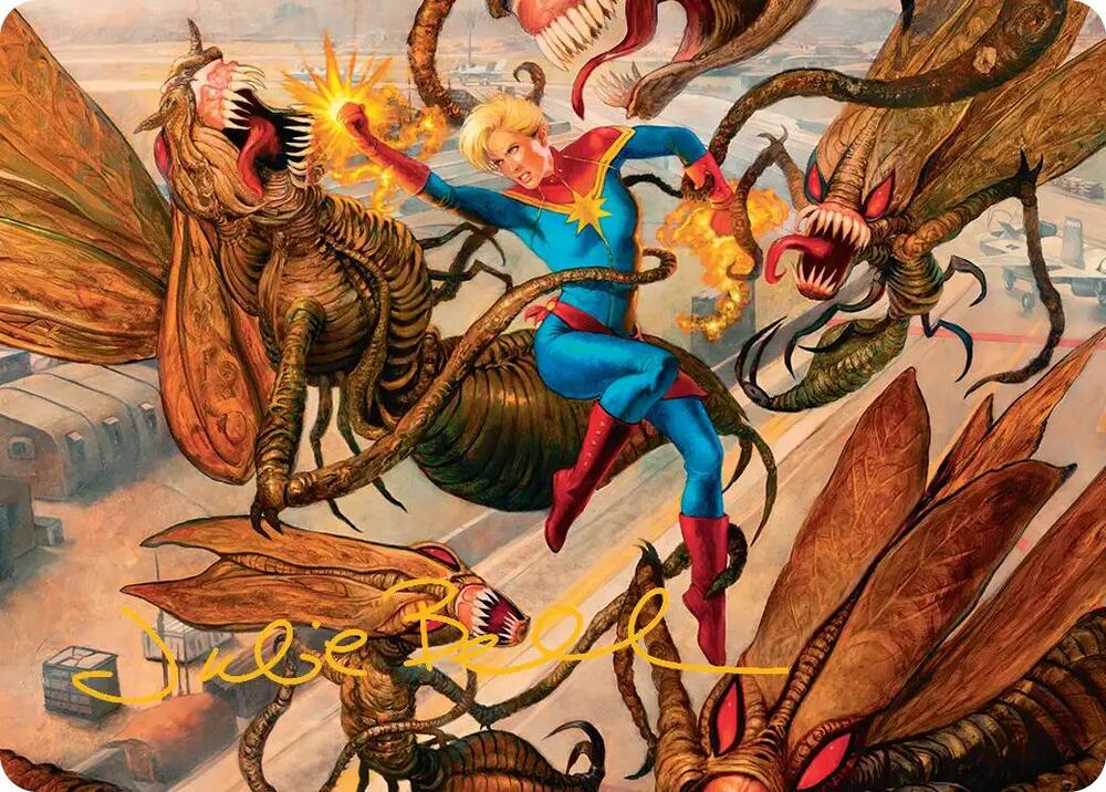 Captain Marvel, Apex Avenger Art Card (Gold-Stamped Signature