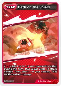 Oath on the Shield #BS3-021 from Age of Heroes and Kingdoms Pokemon card image
