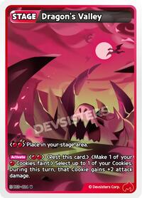 Dragon's Valley #BS3-024 from Age of Heroes and Kingdoms Pokemon card image