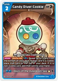 Candy Diver Cookie #BS3-073 from Age of Heroes and Kingdoms Pokemon card image