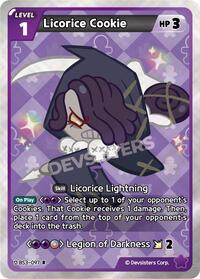 Licorice Cookie #BS3-097 from Age of Heroes and Kingdoms Pokemon card image
