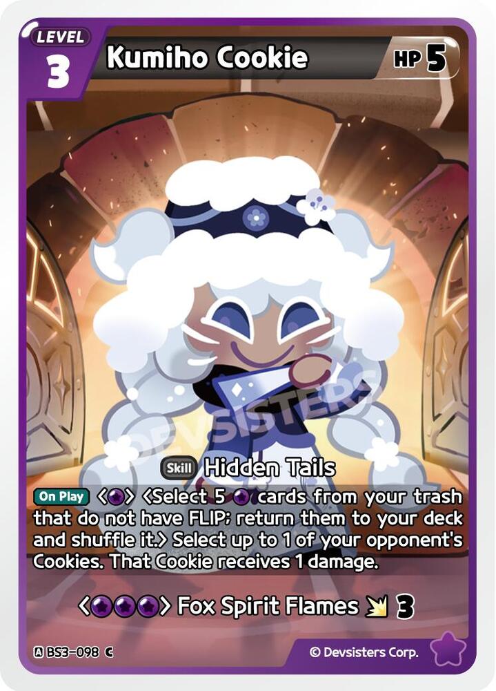 Kumiho Cookie (098) - Age of Heroes and Kingdoms - CookieRun
