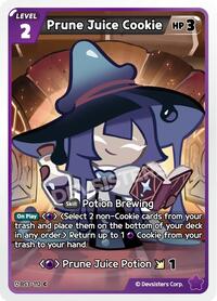 Prune Juice Cookie #BS3-112 from Age of Heroes and Kingdoms Pokemon card image