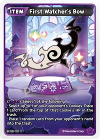 First Watcher's Bow #BS3-116 from Age of Heroes and Kingdoms Pokemon card image