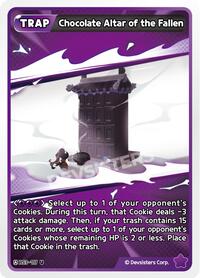 Chocolate Altar of the Fallen #BS3-117 from Age of Heroes and Kingdoms Pokemon card image