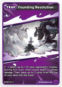 Founding Resolution #BS3-118 from Age of Heroes and Kingdoms Pokemon card image