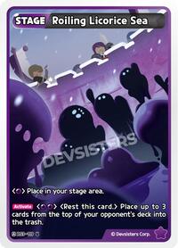 Roiling Licorice Sea #BS3-119 from Age of Heroes and Kingdoms Pokemon card image