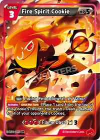 Fire Spirit Cookie #BS4-005 from Age of Heroes and Kingdoms Pokemon card image