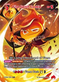 Fire Spirit Cookie (SUR) #BS4-005 from Age of Heroes and Kingdoms Pokemon card image