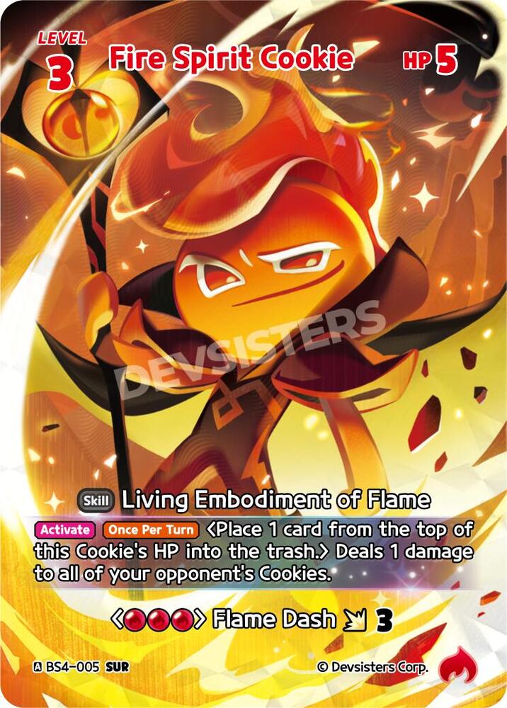 Fire Spirit Cookie (SUR) - Age of Heroes and Kingdoms - CookieRun