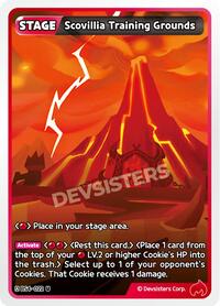 Scovillia Training Grounds #BS4-022 from Age of Heroes and Kingdoms Pokemon card image