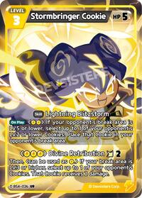 Stormbringer Cookie #BS4-026 from Age of Heroes and Kingdoms Pokemon card image
