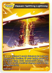 Heaven-Splitting Lightning #BS4-043 from Age of Heroes and Kingdoms Pokemon card image