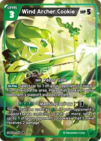 Wind Archer Cookie #BS4-049 from Age of Heroes and Kingdoms Pokemon card image