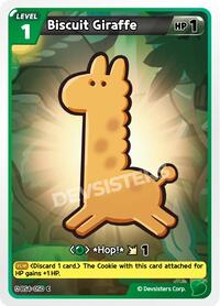 Biscuit Giraffe #BS4-050 from Age of Heroes and Kingdoms Pokemon card image