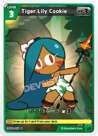 Tiger Lily Cookie (056) #BS4-056 from Age of Heroes and Kingdoms Pokemon card image