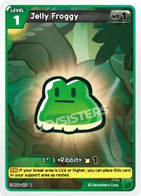 Jelly Froggy (Ver. 1) #BS4-057 from Age of Heroes and Kingdoms Pokemon card image
