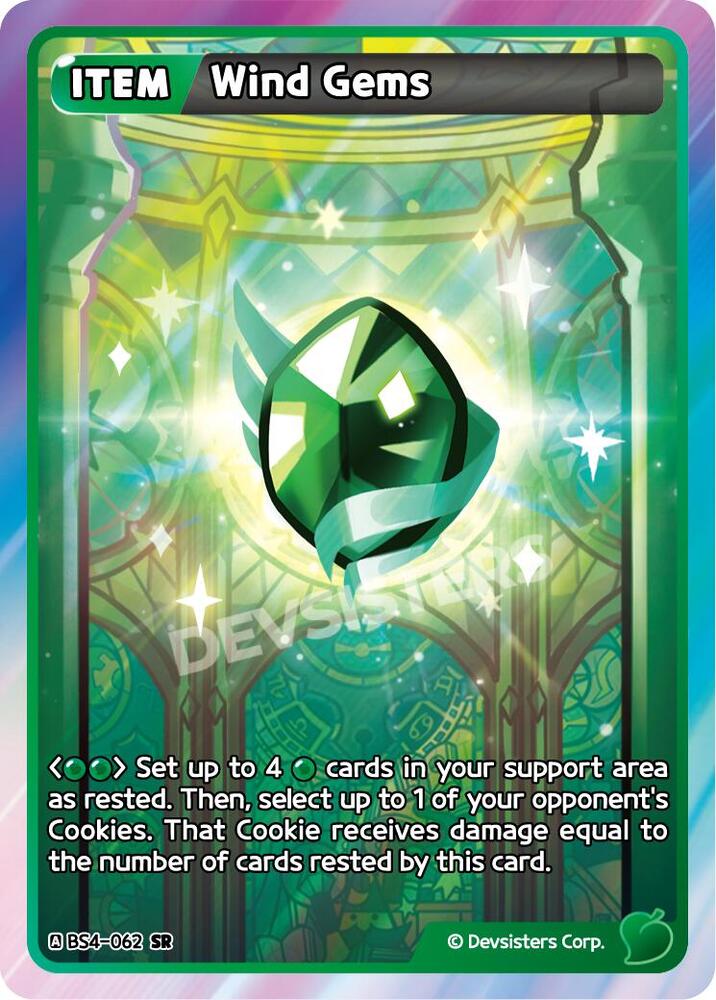 Wind Gems - Age of Heroes and Kingdoms - CookieRun: Braverse TCG