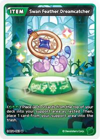 Swan Feather Dreamcatcher #BS4-063 from Age of Heroes and Kingdoms Pokemon card image