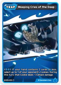 Weeping Cries of the Deep #BS4-086 from Age of Heroes and Kingdoms Pokemon card image