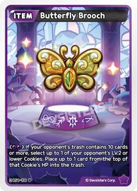 Butterfly Brooch #BS4-106 from Age of Heroes and Kingdoms Pokemon card image