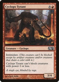 Cyclops Tyrant - Magic 2014 (M14) - Magic: The Gathering card