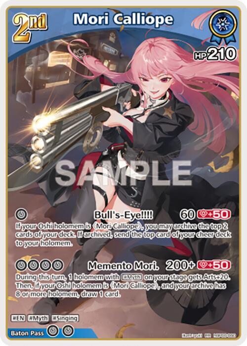 Mori Calliope (RR) - Ayakashi Vermilion - hololive OFFICIAL CARD